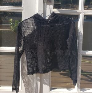 Black Fishnet Women's Hoodie Original BRAND NEW